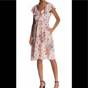 Rebecca Taylor silk  floral dress